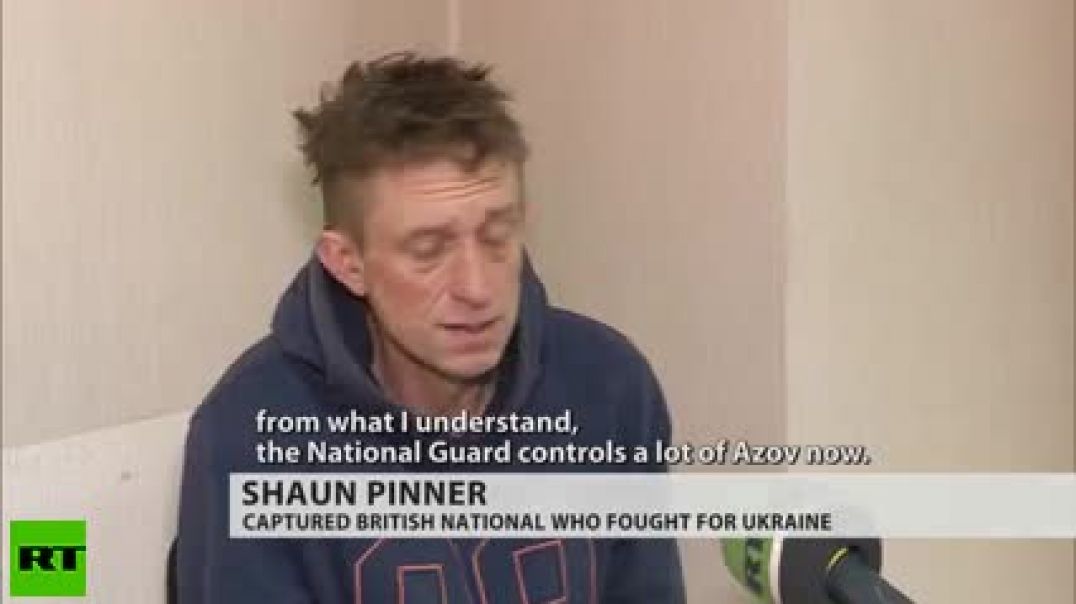 ⁣RT Speaks to British Prisoner Shaun Pinner – Captured by Russian Forces in Ukraine (Part 2)