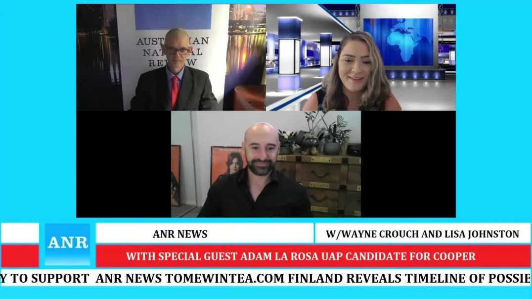 ⁣ANR News Wayne Crouch And Lisa Johnston Speak With Adam La Rosa United Australia Party Candidate For
