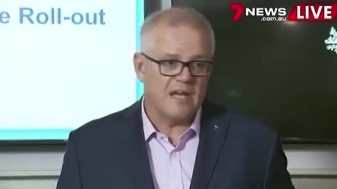 ⁣Scummo the Buffoon Talking About Vax Responsibility…I Wonder Who He Thinks Is Responsible for All th