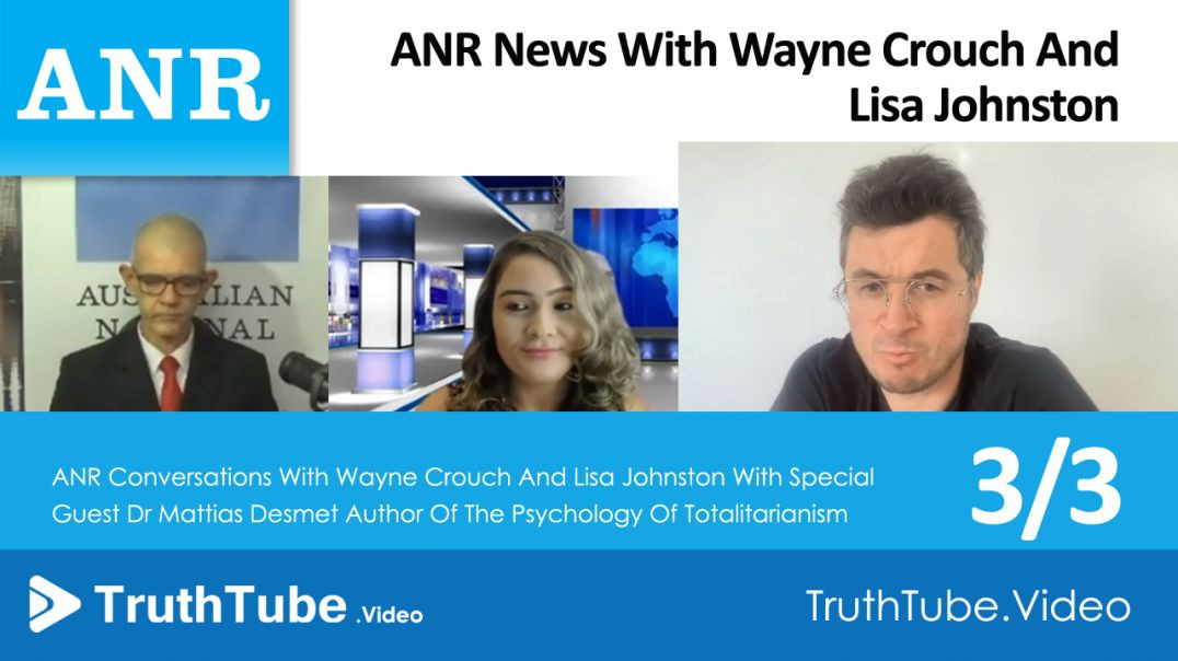 ANR Conversations With Wayne Crouch And Lisa Johnston With Special Guest Dr Mattias Desmet Author Of