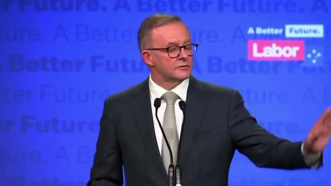 ⁣⁣⁣Watch This Bizarre Snippet From Albo’s “Winning” Speech, When He’s Calling for “Order”, Yelling “D