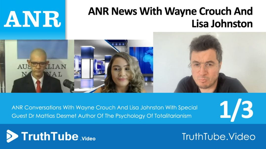 ANR Conversations With Wayne Crouch And Lisa Johnston With Special Guest Dr Mattias Desmet Author Of