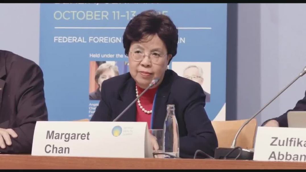 ⁣WHO - Margaret Chan, Explaining How It Does as Its Funders Demand