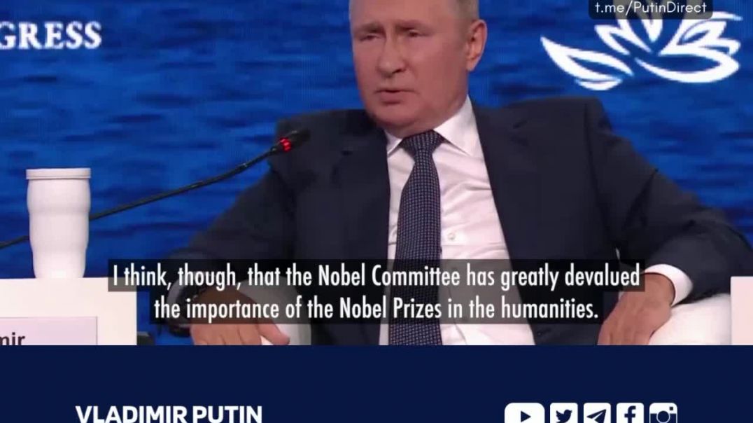 ⁣Putin: The Nobel Peace Prize has been Politicized and Devalued. What was Obama’s Contribution to Pea