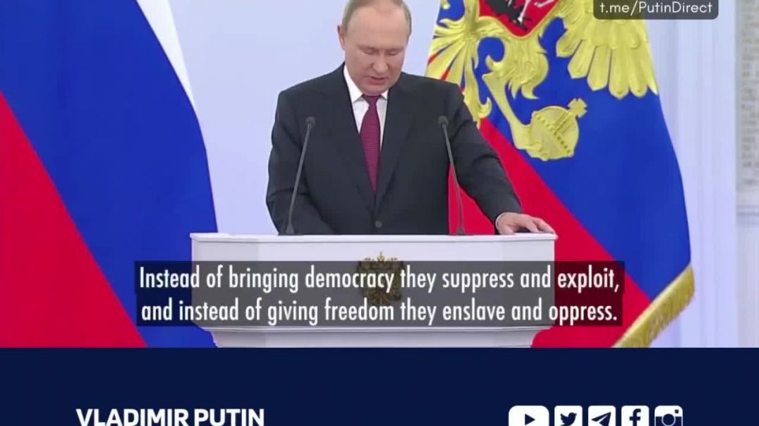 ⁣Putin: Germany, Japan, South Korea, and others are, in Effect, Under U.S. Occupation, with their Lea