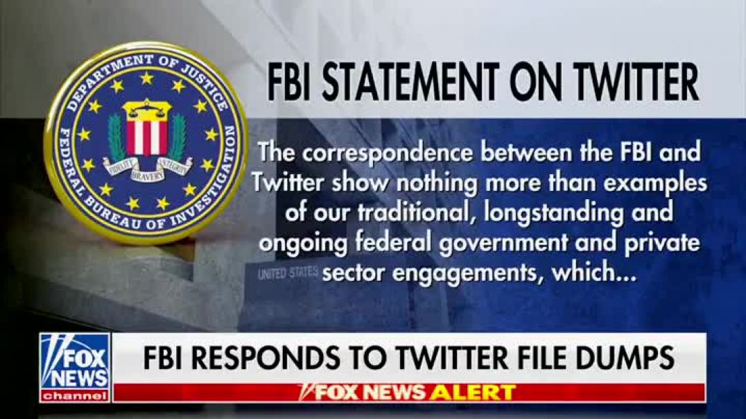 ⁣FBI Responds to Twitter Files: "Conspiracy Theorists and others are Feeding the American Public