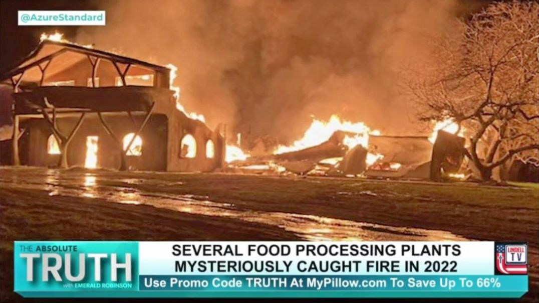 ⁣MYSTERIOUS FIRES AND SABOTAGE ON U.S. FOOD SUPPLY