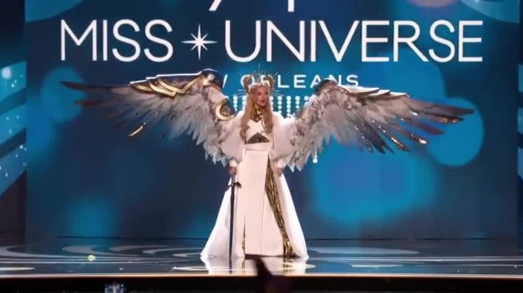 ⁣Ukraine Presents Itself as a Battle Angel at the Miss Universe Pageant in New Orleans
