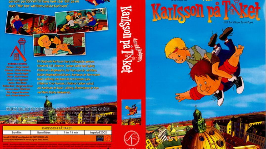 ⁣Tecknat Barn Svenska:Karlsson På Taket (2002) DVDRIPPEN (Svenska) Hela Filmen (4D)