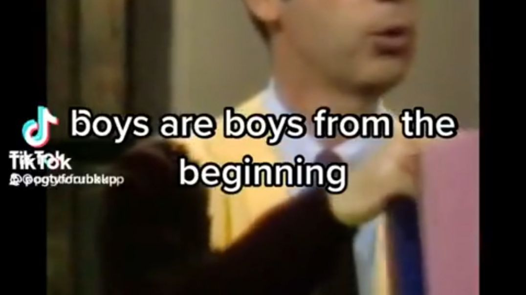 ⁣Mr. Rogers - the TRUTH about girls & boys
