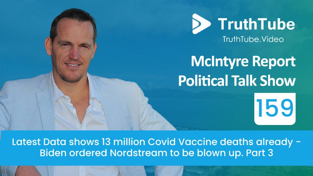⁣⁣Latest Data shows 13 million Covid Vaccine deaths already -Biden ordered Nordstream to be blown up 