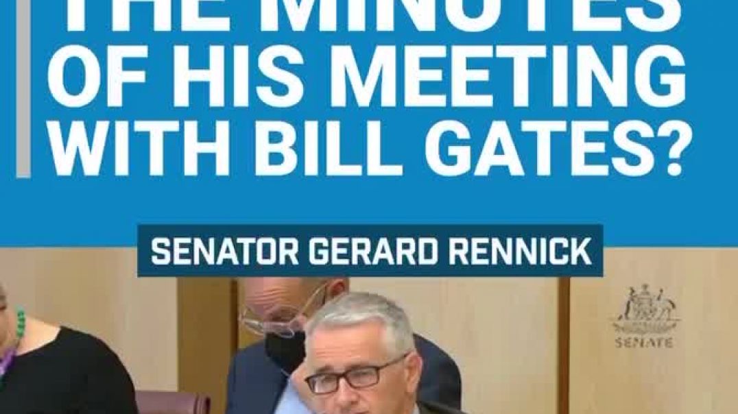 ⁣Senator Rennick has Requested Minutes of the Meeting Albanese had with Gates