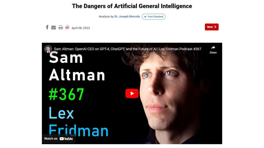 ⁣Sam Altman_ OpenAI CEO on GPT-4, ChatGPT, and the Future of AI _ Lex Fridman Podcast #367