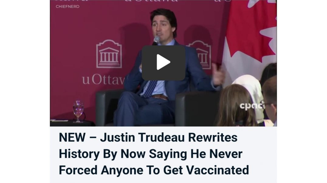 ⁣⁣NEW – Justin Trudeau Rewrites History By Now Saying He Never Forced Anyone To Get Vaccinated [MIRRO
