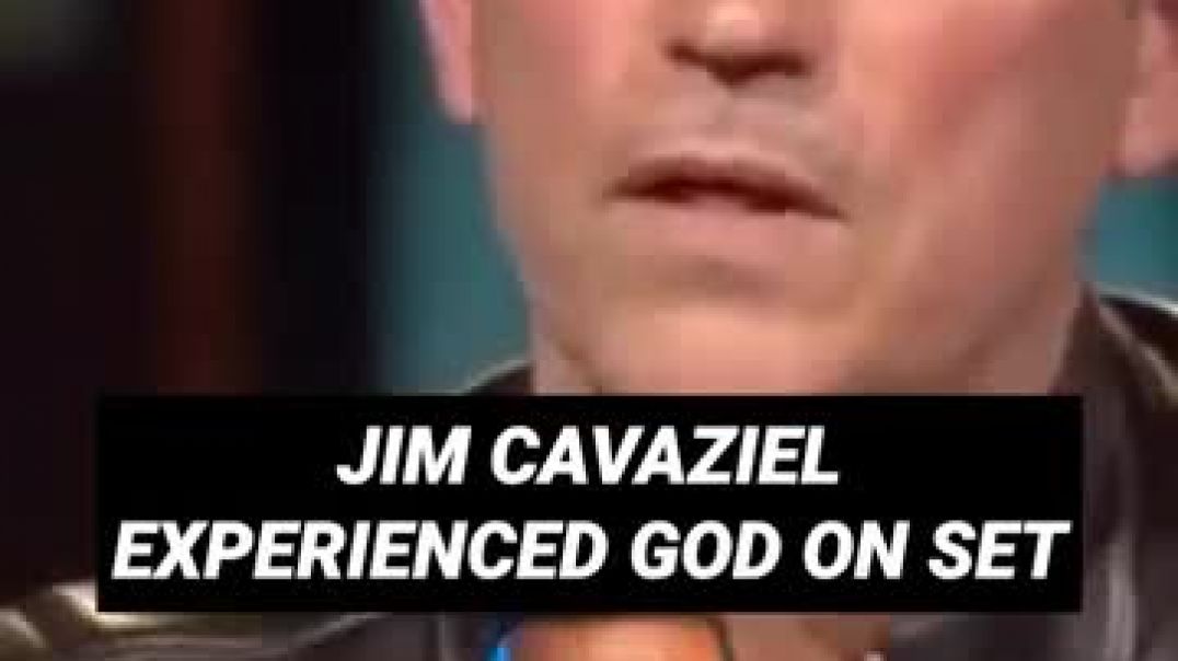 ⁣Jim Cavaziel Experienced God on Set
