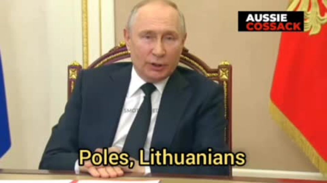 ⁣Putin: "The West has Run Out of Ukrainian Cannon Fodder. Polish & Lithuanian Cannon Fodder 