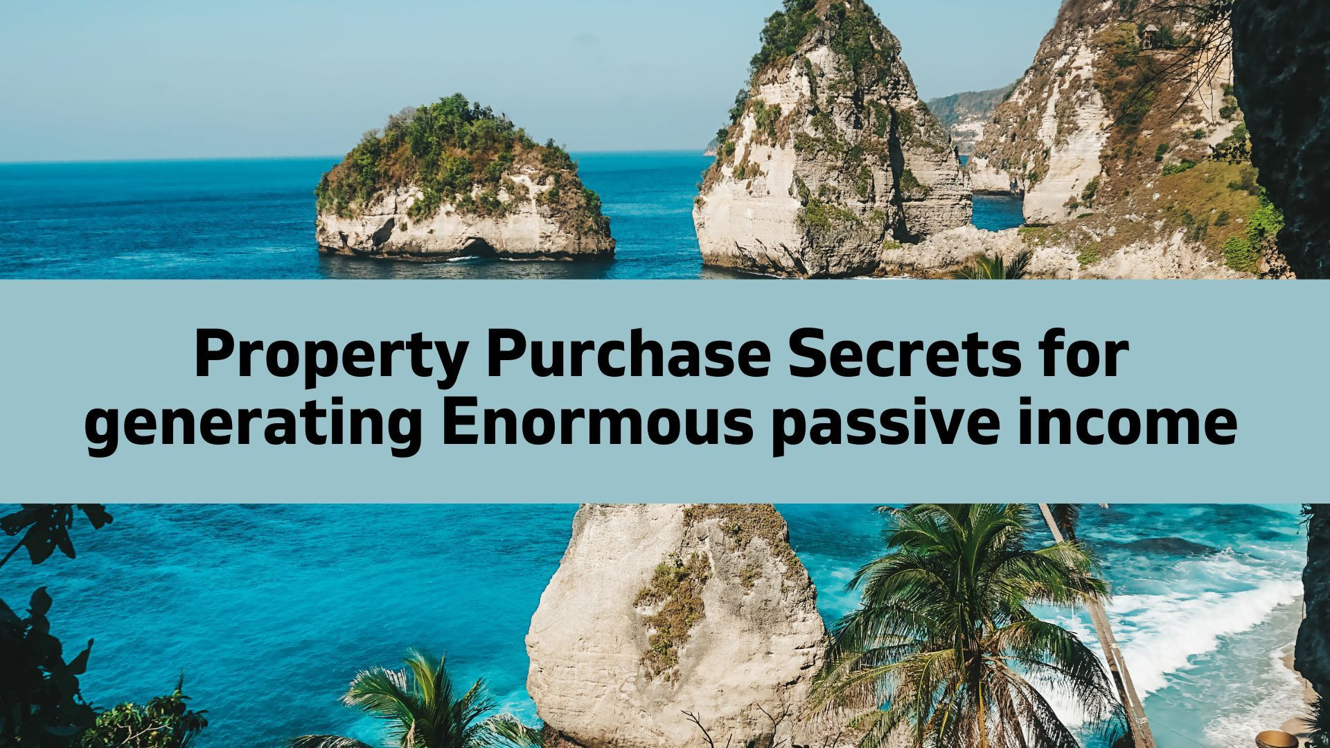 ⁣Property Purchase Secerts for generating Enormous passive income