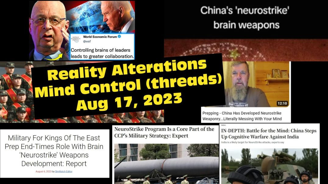 ⁣Reality Alterations Mind Control Threads Aug 17, 2023