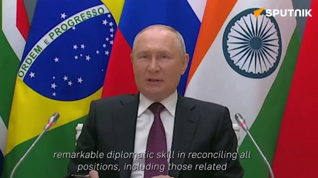 ⁣Vladimir Putin Congratulated the New Countries that Have Joined BRICS