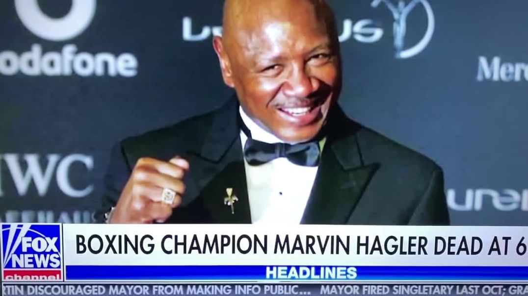 ⁣Fox News Just Casually Reported that Marvin Hagler Died From the Vaccine!