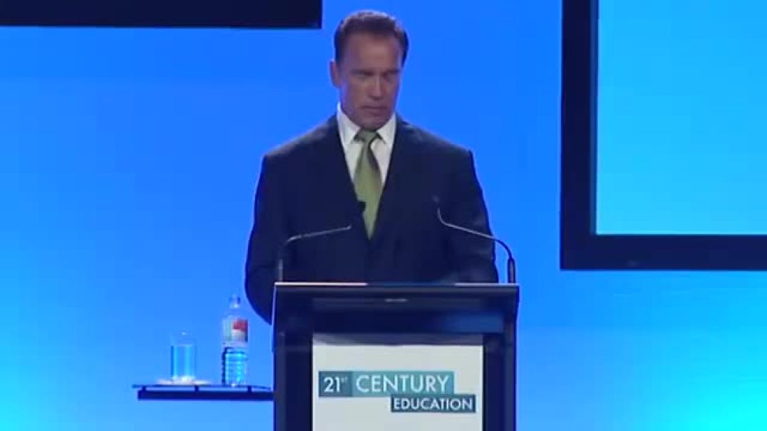 ⁣MUST WATCH Arnold Schwarzenegger Endorses Jamie McIntyre and 21st Century Education