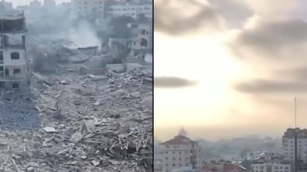 ⁣Gaza Before and After - 2023