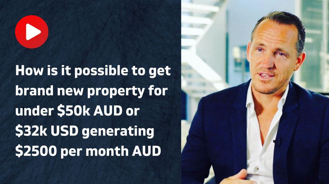 ⁣How is it possible to get brand new property for under $50k AUD or $32k USD generating $2500 per mon