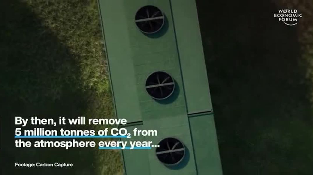 ⁣Unelected Globalists at the WEF are Touting 'Carbon Removal Plants'—Each of Which Removes 