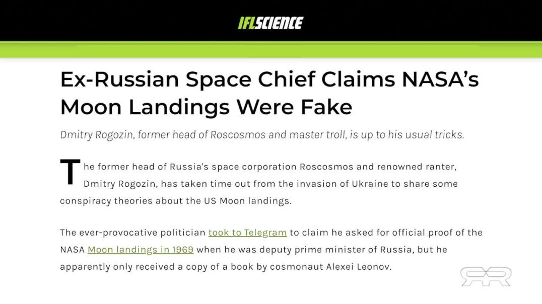 ⁣Putin Told Moon Landing Photos Are Fake