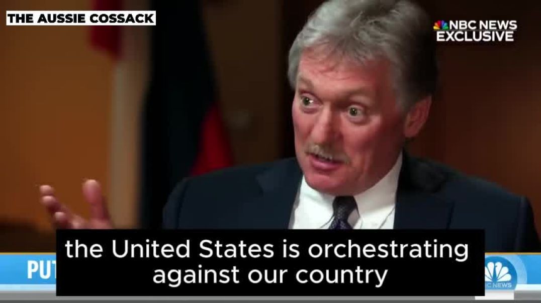 ⁣Dmitry Peskov on NBC: “It is a War Against Our Country, and we Will Keep Fighting"