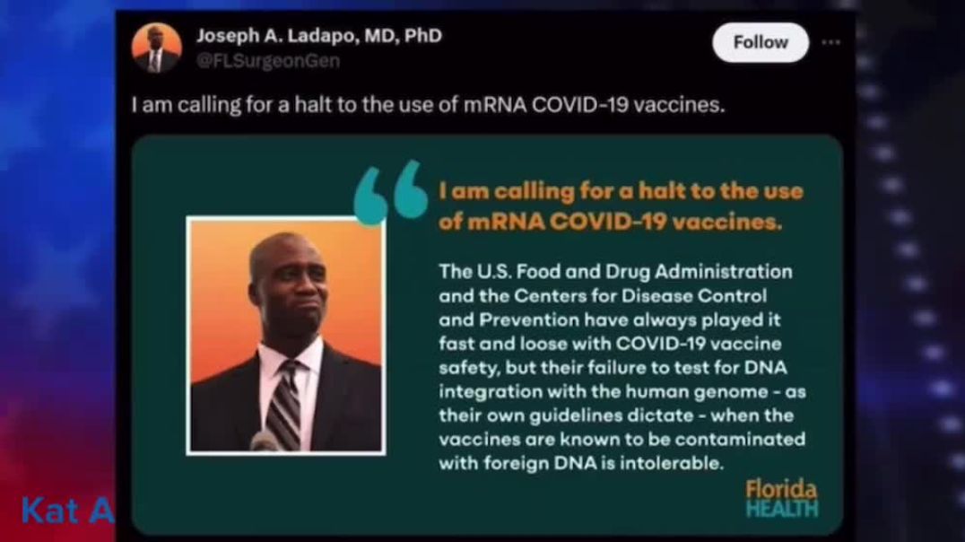 ⁣Dr Joseph Ladapo Takes the Gloves off Against the MRNA Shots Which he Describes as ‘The Antichrist o