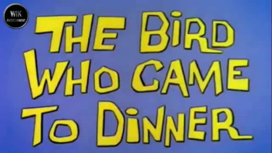 ⁣WOODY WOODPECKER (The bird who came to dinner)