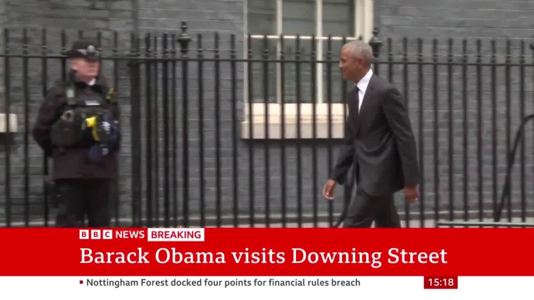 Barack Obama is in London for Private Talks With United Kingdom Prime Minister Rishi Sunak