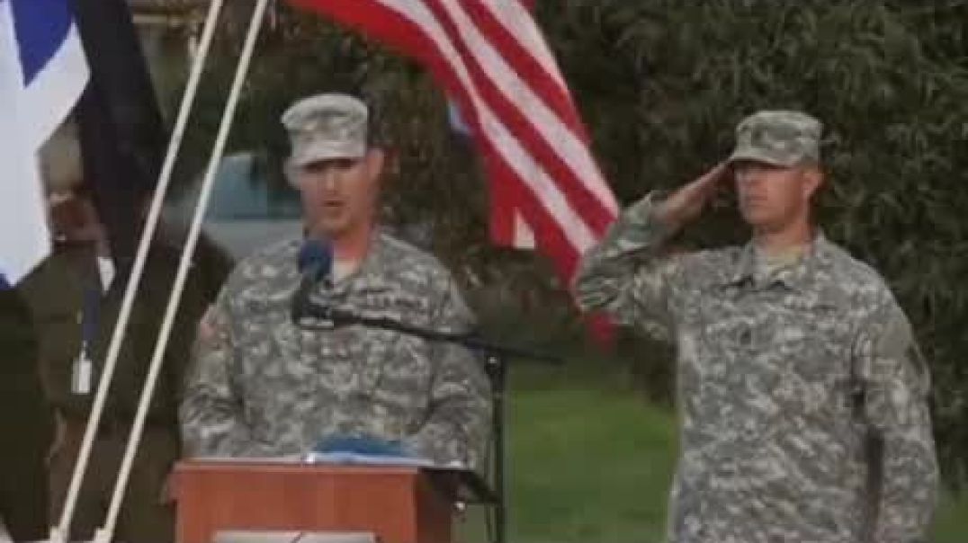 ⁣The U.S. Army Singing the Israeli National Anthem