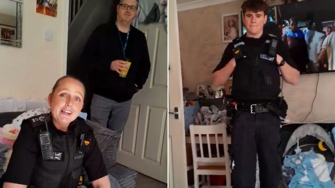 ⁣Two Police Officers and a Mental Health Professional Showed up at This Man’s House in Britain After 