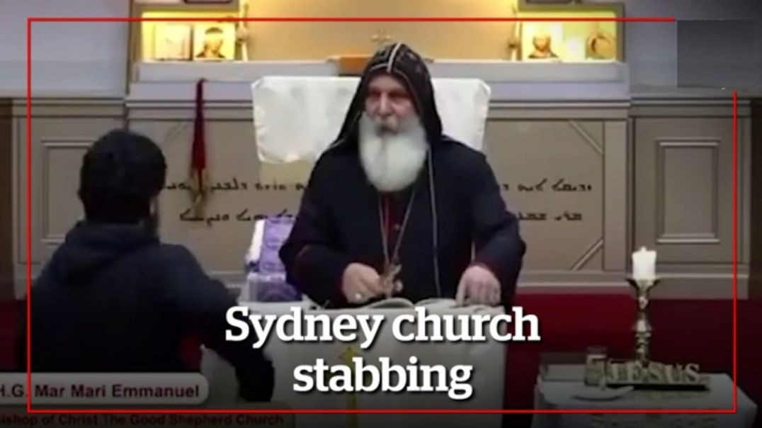 ⁣Tensions Rise Outside the Church in Sydney where a Christian Leader and Several Worshippers were Sta