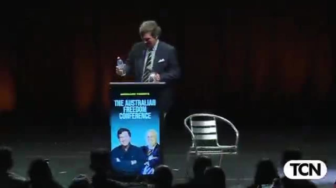 ⁣⁣Tucker Carlson's Last Speech in Melbourne, Australia after a 2.5 Week's Tour of 7 Cities