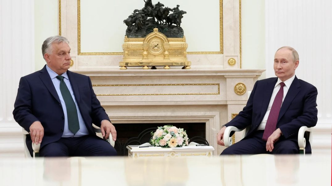 ⁣Viktor Orbán and Vladimir Putin began talks in Moscow