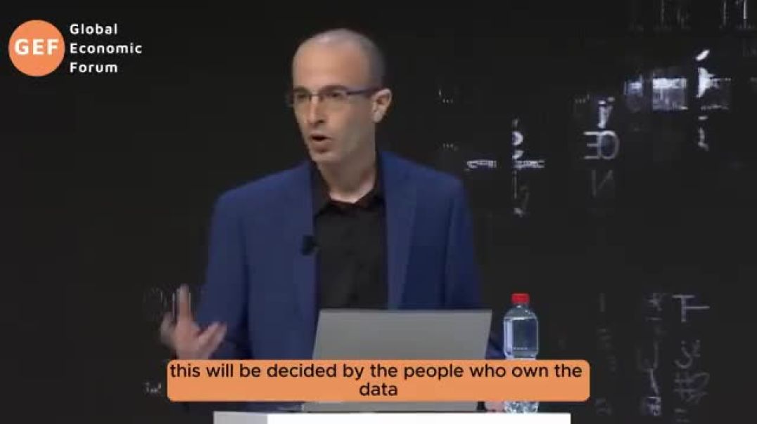 ⁣Yuval Noah Harari, Top Advisor at WEF: "Who Controls the Data, Controls the Future"