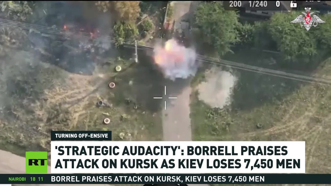 Ukraine Loses Thousands of Men in Kursk While Borrell Praises Their 'Strategic Audacity'