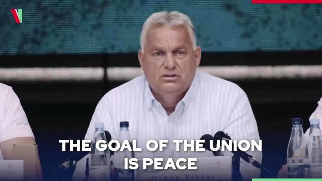 ⁣Orban - "Brussels Wants to Create Peace by Supporting War and Resents us for Our Peace Mission.