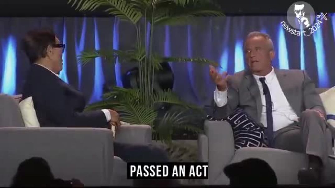 ⁣Robert F. Kennedy Jr.: We Passed the Law in this Country Called FICA in 1986 that Made it Illegal to