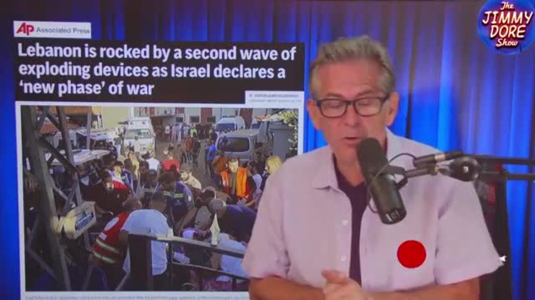 ⁣Political Commentator Jimmy Dore Accuses Israel of Being ‘Full-blown Terrorists’ Following Pager Ope