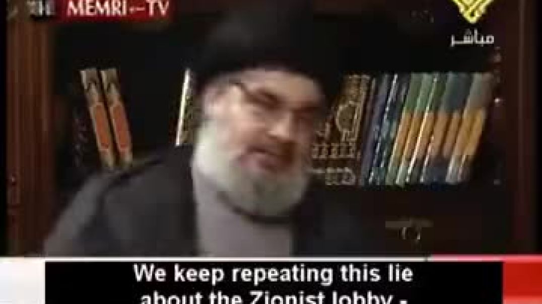 ⁣When they Claim Nasrallah was Driven by Antisemitism, Watch this Clip