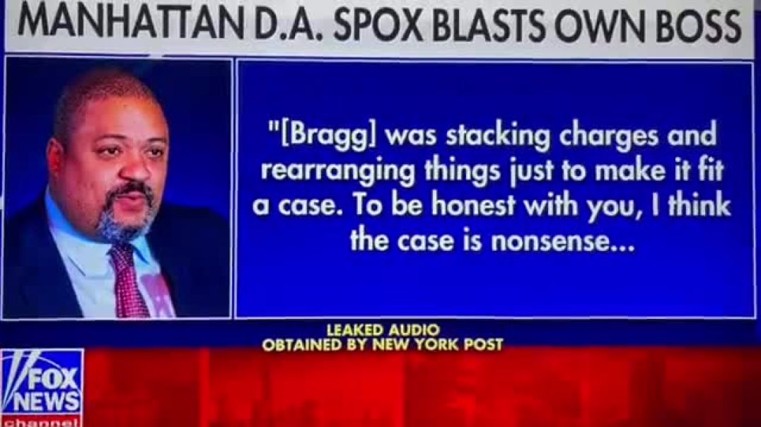 ⁣ICYMI-Leaked Audio from Manhattan DA’s Office Reveals Alvin Bragg Stacked Charges Against Donald Tru