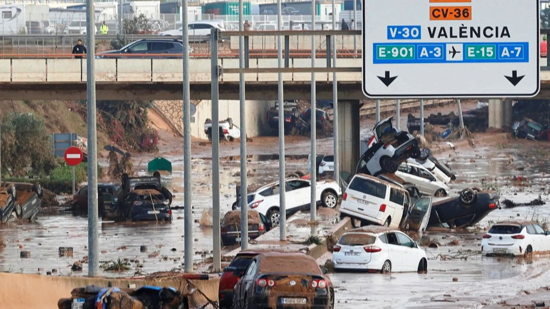 ⁣Spanish Town Gets a Years Rain in 8 Hours?!?