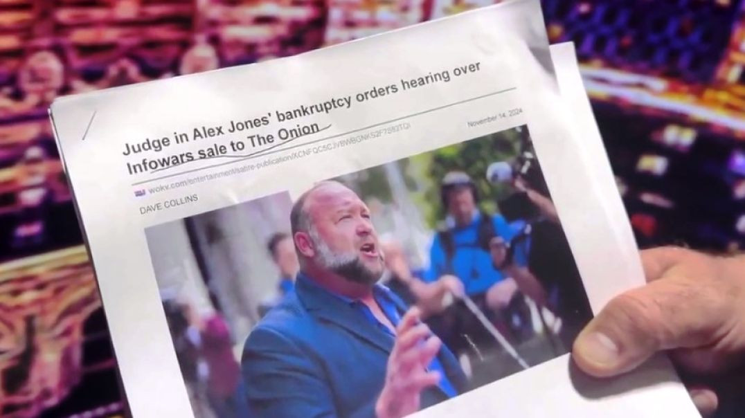 ⁣Alex Jones Explains the Situation! The Onion Buying InfoWars