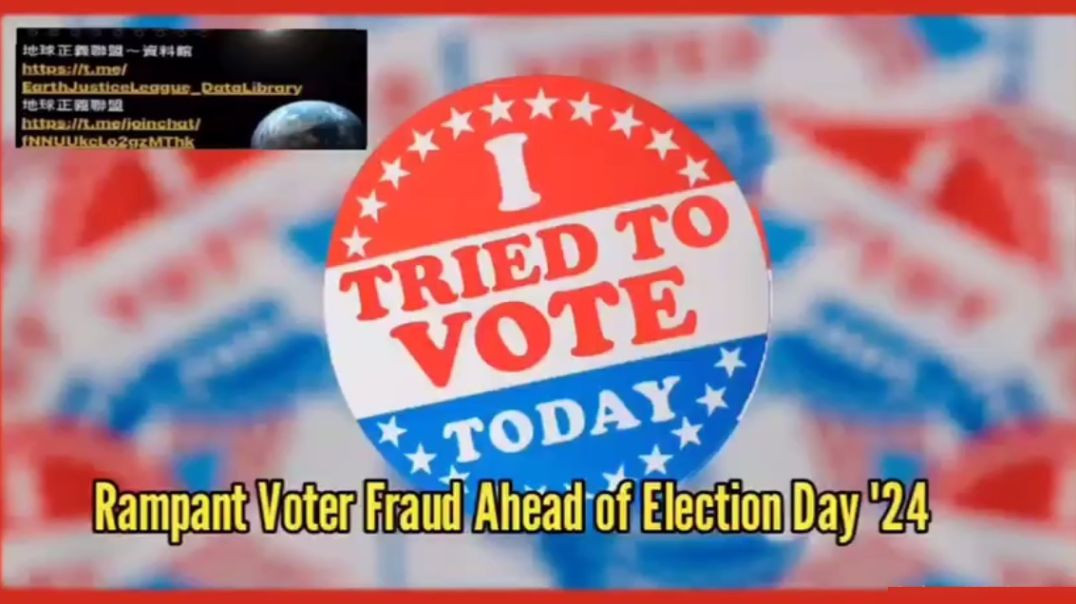 ⁣Rampant Voter Fraud Ahead of Election Day '24