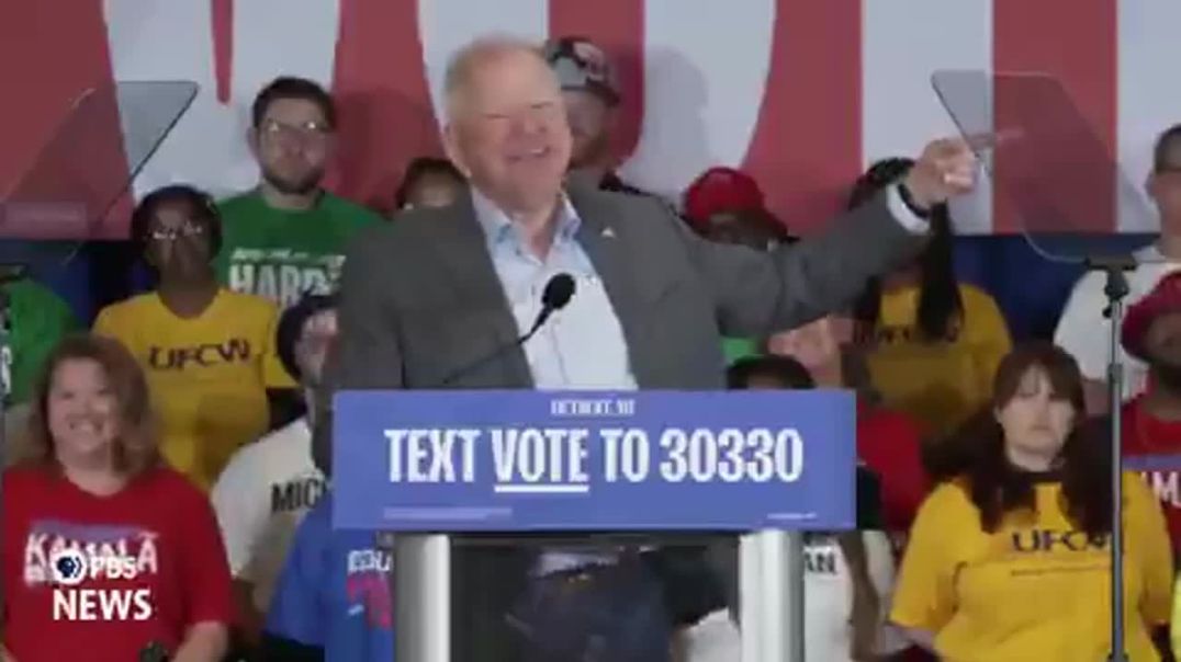 ⁣Biden Doubles Down on Tim Walz’s Elon Musk ‘Gay Guy’ Comments