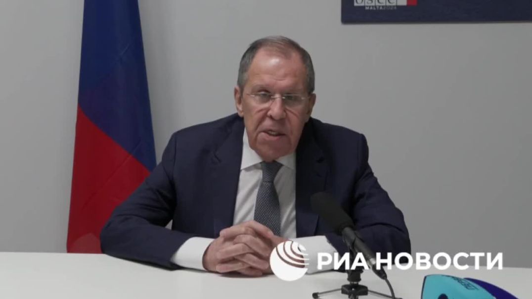 ⁣The Main Points of Sergey Lavrov’s Statements Following the OSCE Ministerial Council Meeting